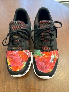 Adidas Cloudfoam Lite Xpression AW4548 Floral Running Shoes Women’s 8.5